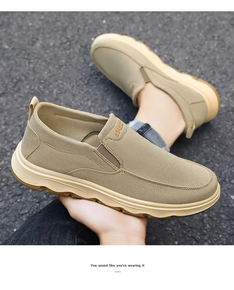 Shoes for men, 2025 autumn new single shoes, British style bean shoes, dad shoes, one foot casual shoes