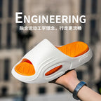 New Men Slippers Slides with a Sense High Aesthetic Value External Wear Anti Slip Thick Bottom, Beach Cool Slippers for Men