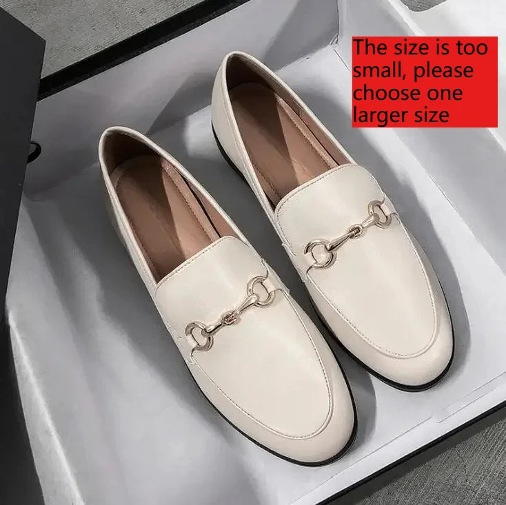 Womens Shoes Flats Loafers Ladies Fashion Leather Brand Sneakers Womens Designer Flat Ladies Shoes Woman Luxury Female Footwear