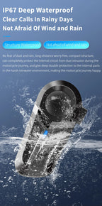 Motorcycle Earphones Helmet Headset Bluetooth 5.3 Headphones Wireless Motor Headset Bike Earphone Handsfree Stereo Earbud