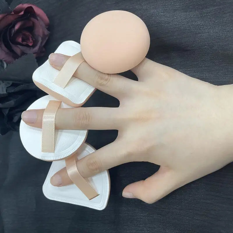 20pcs Soft Thick Powder Puff Powder Liquid Cosmetics Puff Makeup Puffs Wet Dry Use Concealer Foundation Sponge Cushions Tool