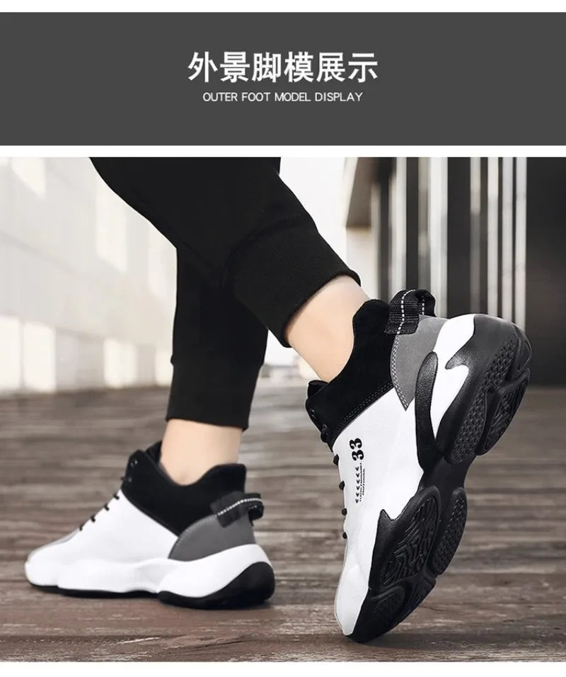 Shoes for Men Fashion High Quality Leather High-top Platform Mens Shoes Outdoor Tooling Comfort Leisure Ankle Boots Botas Hombre