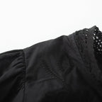 Women's Shirt Fashion Simple Short Sleeve Embroidered Romantic Style Summer New Style Shirt