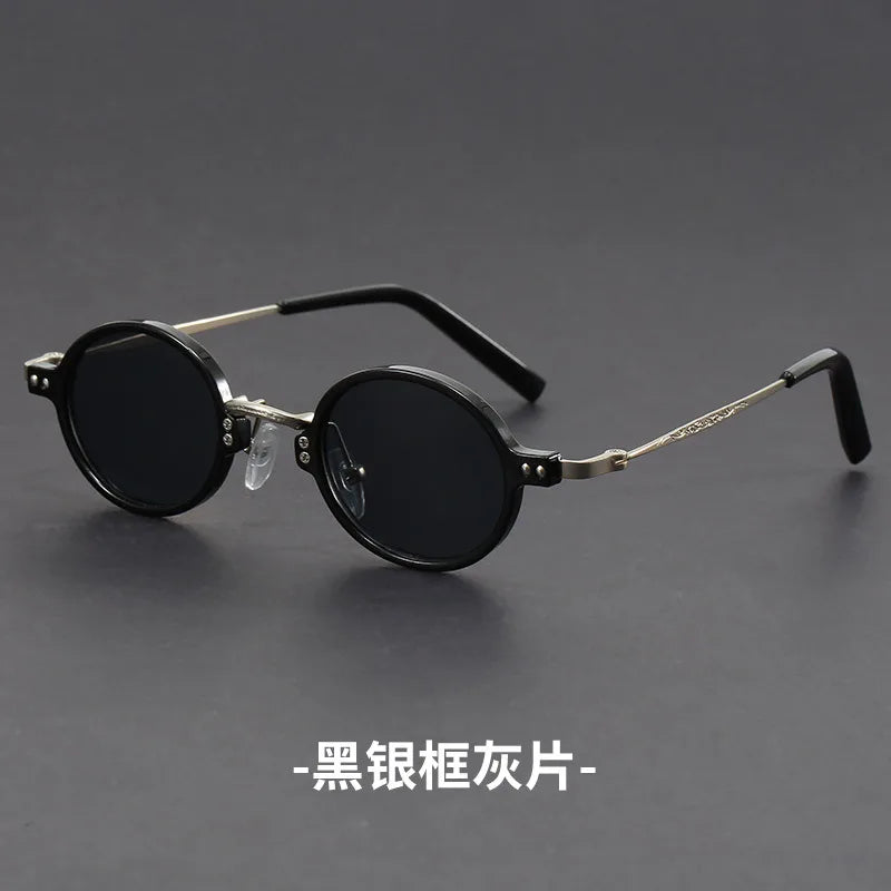 Round Sunglasses Man New FashionOutdoor Shades for Driving Women Brand Designer Vintage Fashion Sun Glasses Trendy Glasses UV400