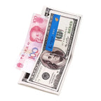 Men's Wallets with 100 US Dollar Pattern Wallet Male Canvas Walet Photo Card HolderFashion Large Capacity Wallet Purse Bag