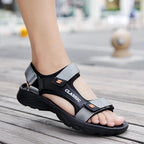 Men Sandals Summer Leisure Beach Holiday Sandals Men Shoes 2024 New Outdoor Sneakers Male Retro Comfortable Casual Sandals Men