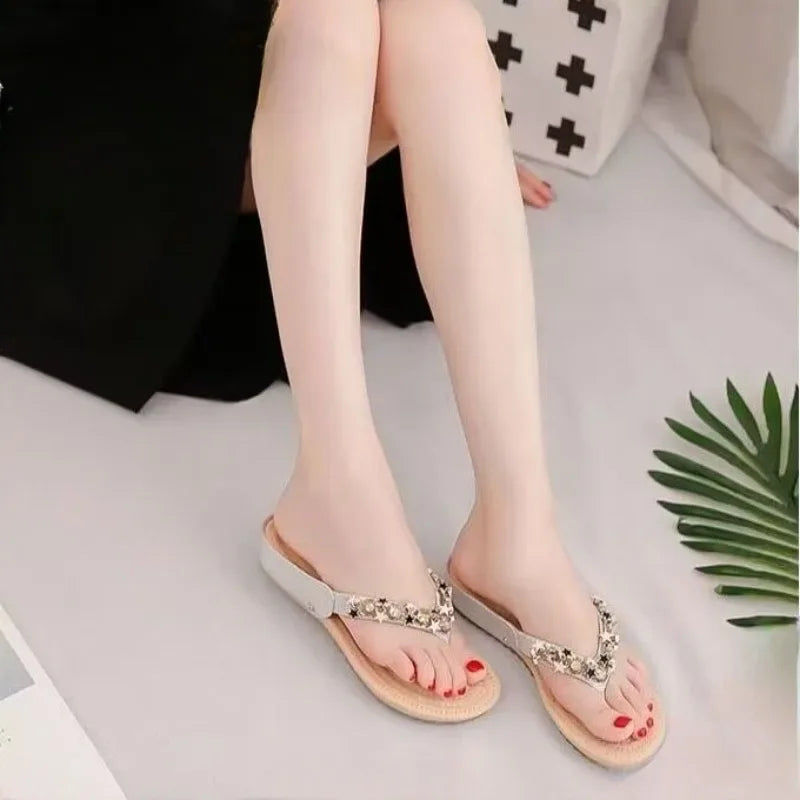 Woman Slippers On Beach Slides Casual Shoes For Women Clappers Fashion Novelties Low Price Sale New Style Cheap Offer Sandals