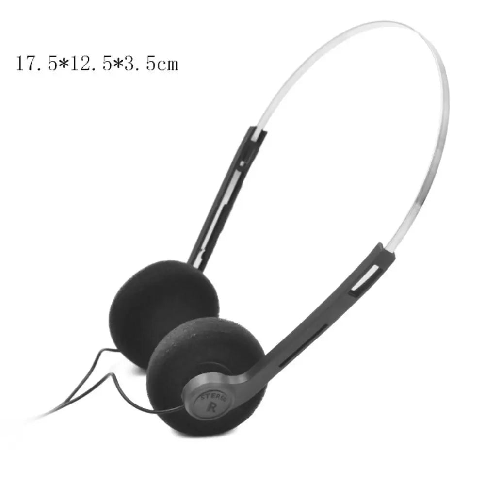 Fashion Classic Vintage-80's Headphones Sports Portable Wired Walkman ABS Adjustable Wired Small Headphones MP3