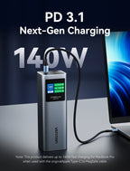 Vention Power Bank 140W 27000mAh Portable PD External Battery PowerBank 100W for Macbook Pro iPad iPhone Laptop Notebook Xiaomi