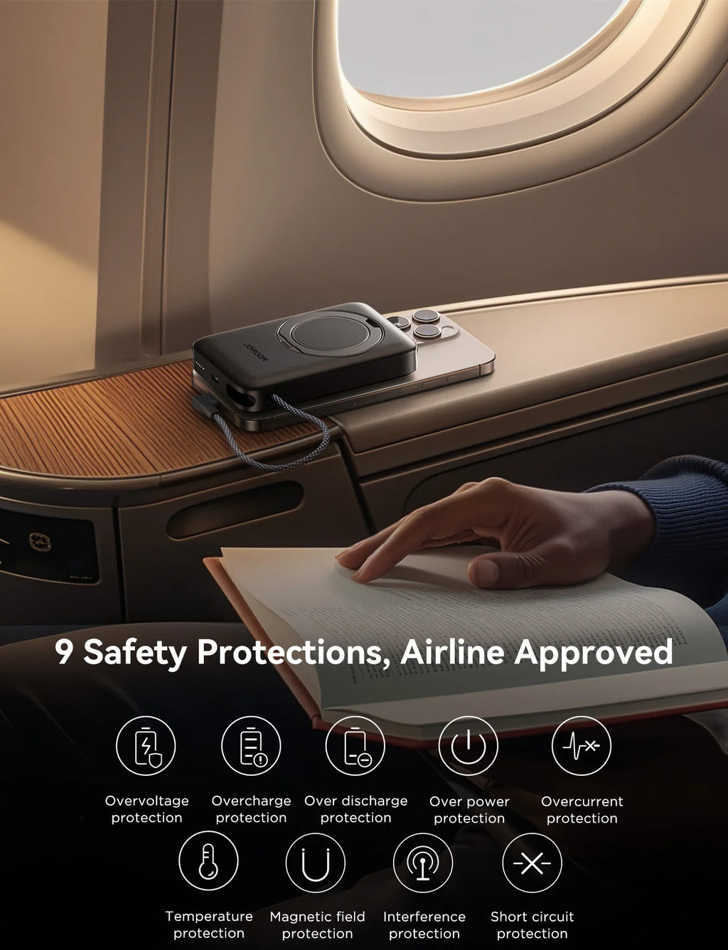 3 in 1 Magnetic Power Bank 22.5W Fast Charging Power Bank 10000mAh Wireless Portable Charger For iPhone 12-16 For AirPods Watch