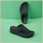 Women's Sandals Summer  Casual Non-Slip Suede  Diamond Soft Platform Wedge Flip Flop Walking Beach Slippers Shoes Woman