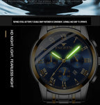 BINBOND 2pcs/Set Couple Watches Fashion Casual Men Ladies for Quartz Watch Lover Waterproof Stainless Steel Watch Valentine Gift