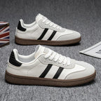 Men's Shoes 2025 Trend Casual Sneakers Comfortable Lace-up Flats Tennis Shoes Breathable Comfortable Walking Joggingshoes