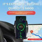 Car Mobile  Phone Holder For Audi A4L 2017-2019 Q5L 2018-2020 7" Screen Fixed Base Wireless Charging Phone Mount Car Accessories