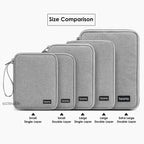 Electronics Protective Storage Bags for Cable Organizer Bag Handheld Tech Pouch for Tablet Phones & Power Banks Organizador Case