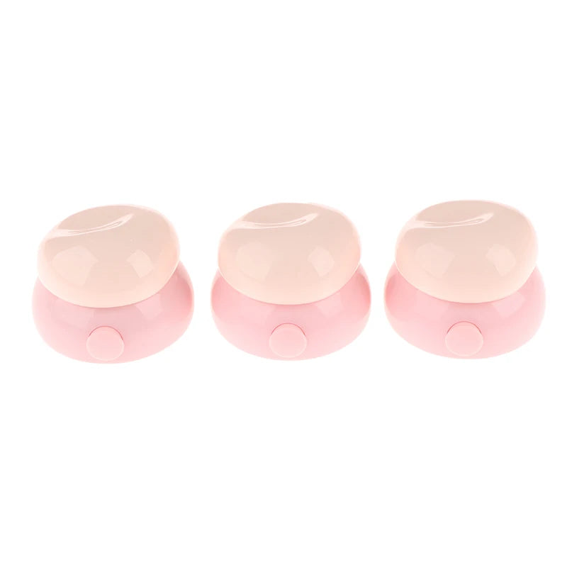 3.5g Mini Cosmetic Empty Jar Pots Makeup Skincare Container Face Cream Box Lip Balm Box With Silicone Spoon Refillable Bottles