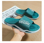 Slippers for men can be worn externally in summer. Trendy bathroom, bathroom, non-skid home, indoor, and home sandals for men
