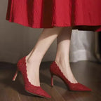 Women High Heels 2025 New Spring Design Pointed Toe Woman Pumps Thin Heels Elegant Nightclub Party Female Shoes Zapatos De Mujer