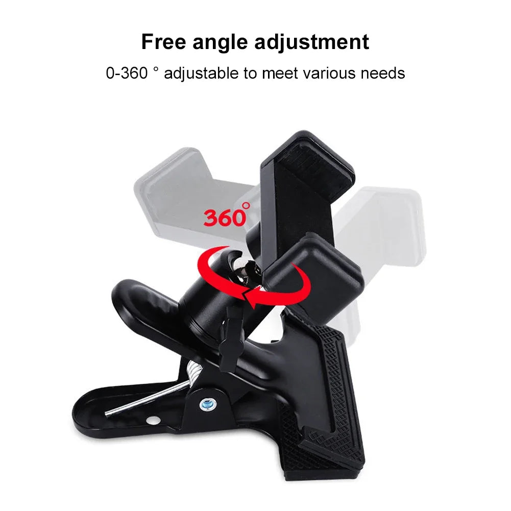 Mobile Phone Holder Stand Multifunctional Cell Phone Stand Clamp Guitar Head Phone Mount Musical Instrument Accessories