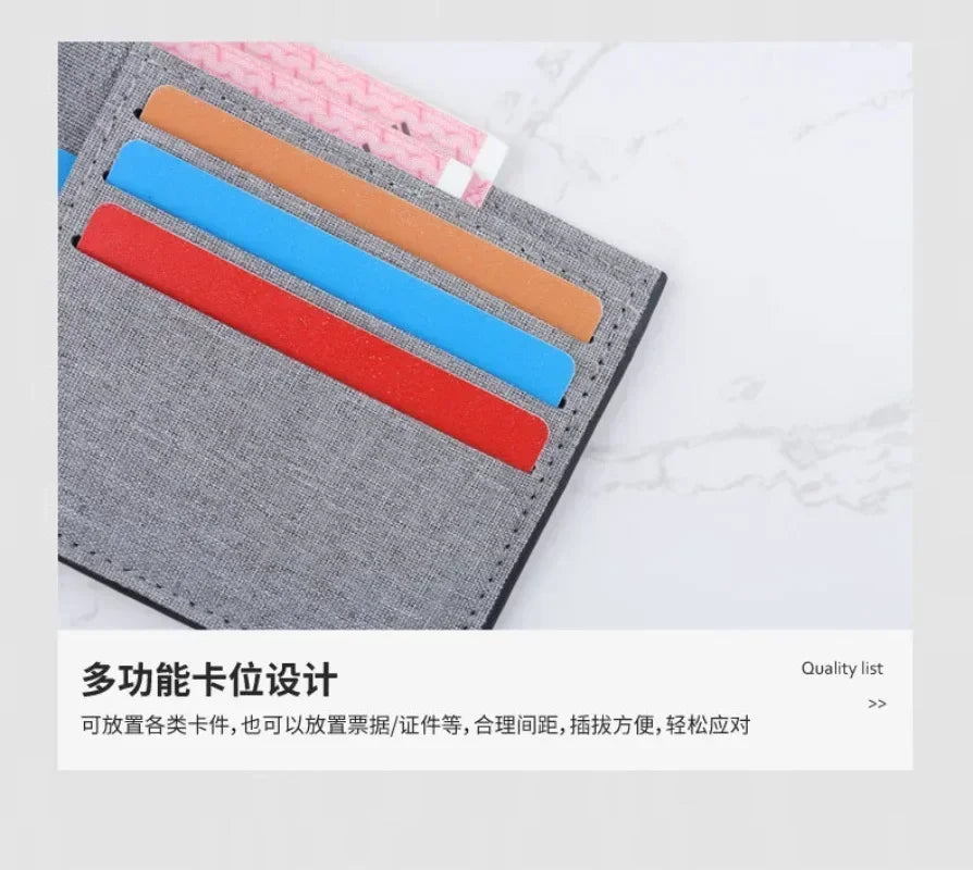 Dogman Anime Short Wallets Cartoon Nylon Wallet Portable Fashion Cartoon Dog Card Holder Coin Purse Cute Boys Purses Child Gift