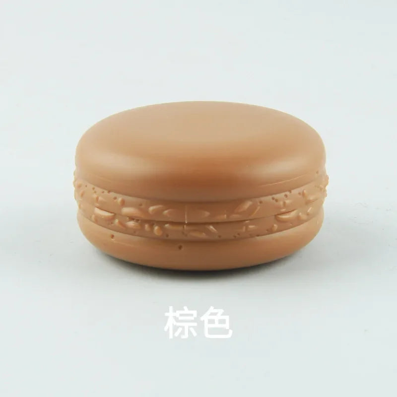 10G 20/50/100pcs Plastic Cosmetic Cream Containes, Candy Color Macarons Lipstick/Lip Balm Sub Package,Cute Eyeshadow Powder Case