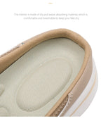 2024 Men Slippers Summer Breathable Home Indoor Slippers Men Thick Bottom Slides Fashion Couple Walking Shoes Chanclas Hombre