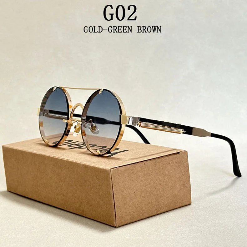 Steampunk Sunglasses Vacation Sunglasses Outdoor Sports Vintage Glasses Sunscreen Oculos Gafas Dropshipping Lentes De Sol Mujer