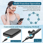 Bluetooth Earphones 5.3 Headphones Stereo Handsfree Noise Canceling Wireless Business Headset With HD Mic For All Smart Phones