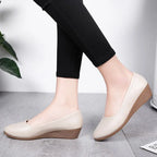 spring autumn Woman Flats High Quality Fashion Women Shoes Round Toe non Slip shoes Rubber Ballet Plus Size Cozy footwear ﻿