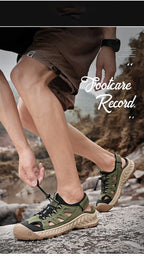 Mens Sandals Hot Sale Summer Outdoor Non-slip Beach Shoes Anti-collision Rubber Wading Shoes Fashion Breathable Male Sneakers