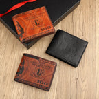Men's Wallets With PatternWallet Male PU Leather Walet Photo Card Holder Fashion Large Capacity Wallet Purse Bag