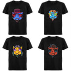 Men's T-shirt For men Fashion pattern Printed T Shirt Pattern Short-sleeved Streetwear Summer Casual Men's Tops