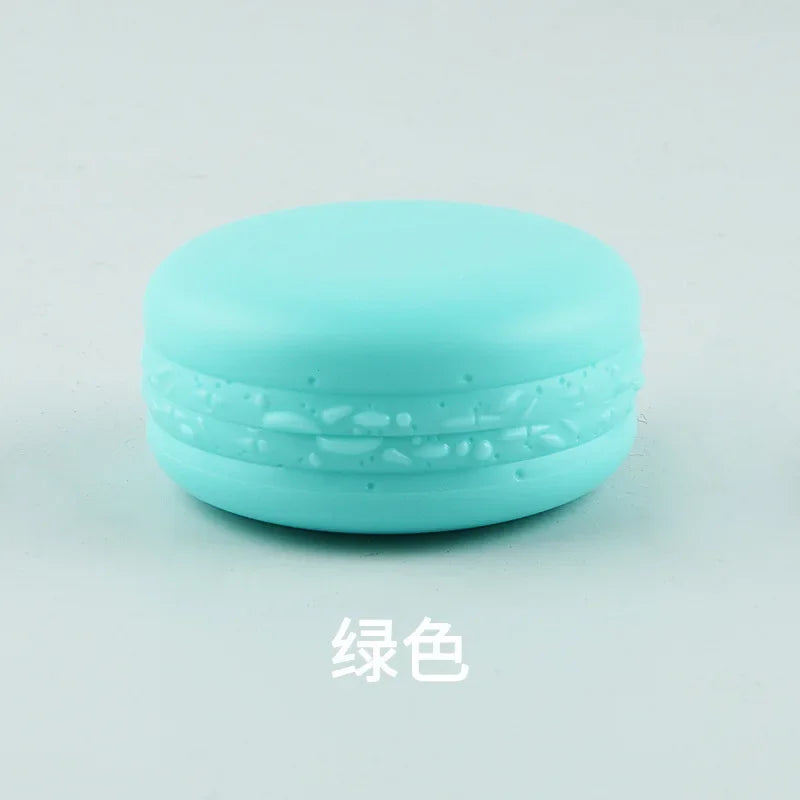 10G 20/50/100pcs Plastic Cosmetic Cream Containes, Candy Color Macarons Lipstick/Lip Balm Sub Package,Cute Eyeshadow Powder Case