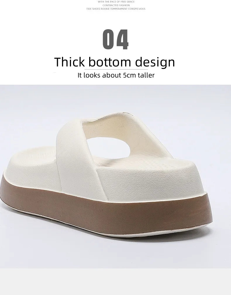 Woman flip flops Popular Design Shoes  trend Casual Platform Sandals non-slip Outdoor slippers Unique features Flat sandals