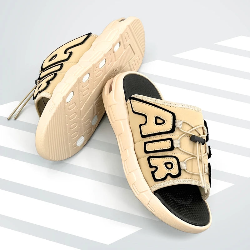 Man‘s Sandals Thick Sole Non-slip Fashion Trend Sports Slippers For Men Outdoor Footwear Size 40-49 Suitable Summer