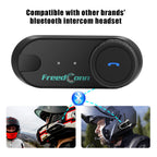Freedconn Motorcycle Helmet Headset Stereo Bluetooth Hands Free Call Wireless Communication Interphone Music Sharing 6 Riders