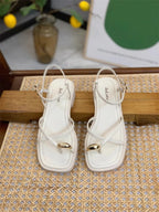 High Heel Sandals for Women New Summer 2025 Girls Low Heel Comfortable Sports and Casual Solid Sandals for Women Sandalias