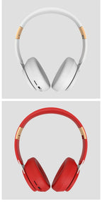 Hifi Wireless Headphones 9D Heavy Bass Surround Stereo Bluetooth Earphones Foldable Adjustable Support TF Card/AUX Play With Mic