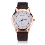 Famous Brand Couple Quartz Watch for Men Women Leather Belt Casual Fashion Wrist Watches Luxury Clock Wholesale