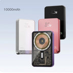 2024 New High quality aluminum alloy Power Banks Backup Battery Macsafe Powerbank Magnetic Wireless Phone Charger