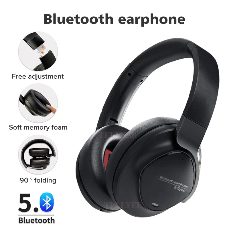 Wireless Bluetooth headphones noise-cancelling stereo 5.3 headphones high-quality wireless headphones HIFi sound effects