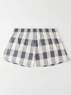 Men Panties Men's Polka Plaid Pants with Flat Corners Loose and Comfortable Skin Friendly Fat Pants Breathable Men Underpant