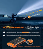 Waterproof Outdoor Solar Battery Power Bank Big Capacity 20000Mah 30000mah Emergency Wireless Power Banks with 4 Lines Universal