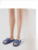 Men's Slippers Men's Summer Home Indoor Bath Non-Slip Home Bathroom Soft Bottom Home Couple Slippers Men's