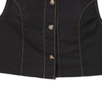 Women's Color Contrasting Stitch Collar Single breasted Straight Tank Top Long Fold Belt Bermuda Shorts Summer New Pants