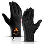Winter Touch Screen Warm Gloves, Multi-layer Fabric with Fleece and Thickened Design, for Winter Outdoor Activities