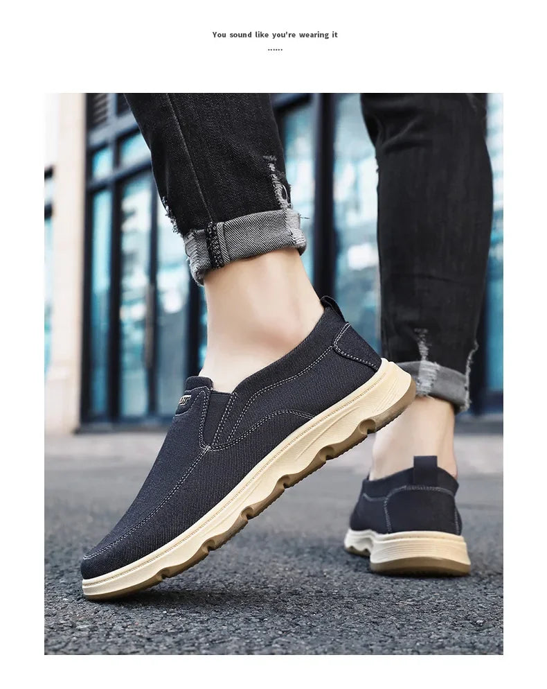 Shoes for men, 2025 autumn new single shoes, British style bean shoes, dad shoes, one foot casual shoes
