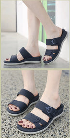 Female Shoes Slippers Soft Big Size Low Platform Summer Clogs Woman Luxury Slides Comfort Beach Designer Scandals Casual