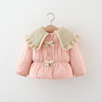Winter Clothes for Girls Baby Girl Cotton Coat Winter Children S Bow Cute Coat Cotton Coat Girls Clothing
