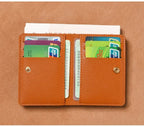 2025 New Women's Wallet Simple Folding Button Small Wallet Driver's License Card Bag Soft Leather Wallet